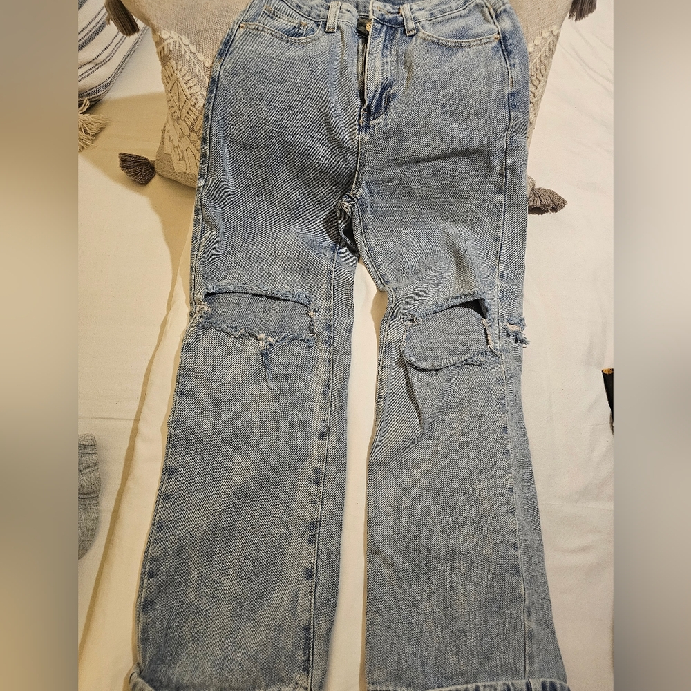 SHEIN PETITE NWOT HIGH RISE JEANS